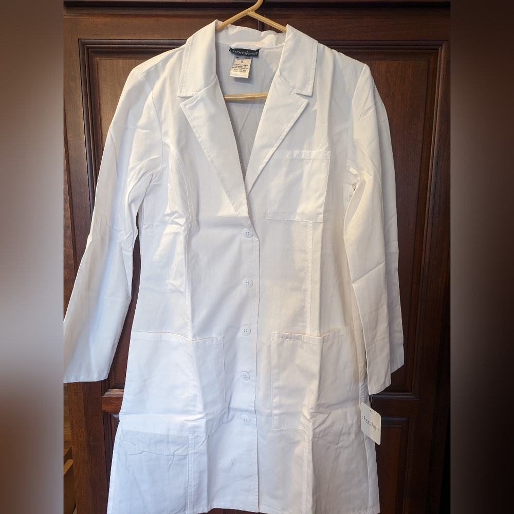 Cherokee 2411 Women's 37" Lab Coat - Size S